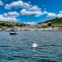 Buy canvas prints of Tranquil Cawsand Harbour by Roger Mechan