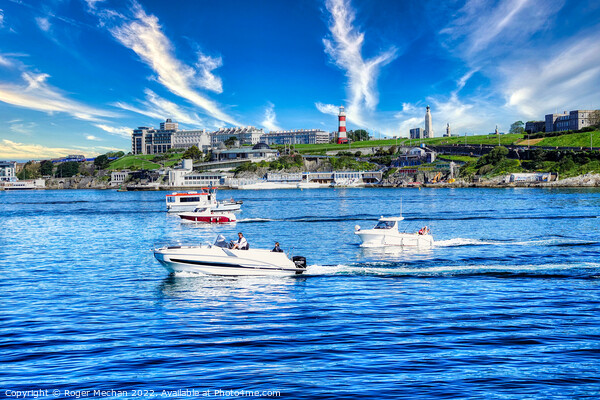 Serenity of Plymouth Sound Picture Board by Roger Mechan