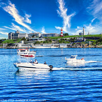 Buy canvas prints of Serenity of Plymouth Sound by Roger Mechan