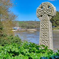 Buy canvas prints of The Mystical Celtic Cross by Roger Mechan