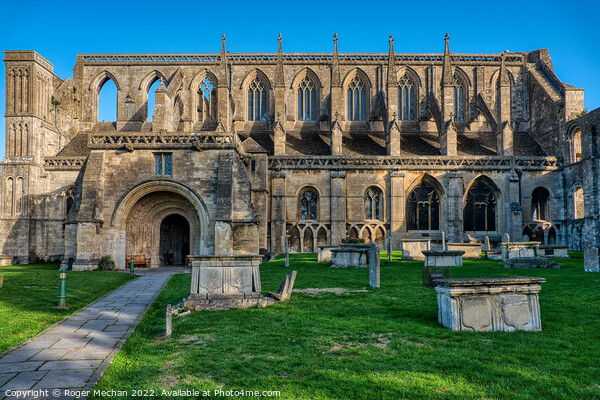 The Ancient Beauty of Malmesbury Abbey Picture Board by Roger Mechan