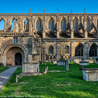 Buy canvas prints of The Ancient Beauty of Malmesbury Abbey by Roger Mechan