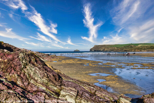 Serenity of Polzeath Picture Board by Roger Mechan