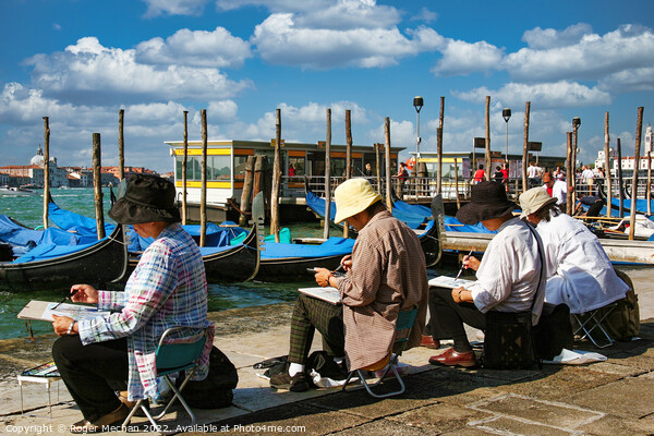 Capturing the Grand Canal Picture Board by Roger Mechan