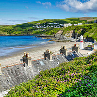 Buy canvas prints of Discovering the Beauty of Port Erin by Roger Mechan
