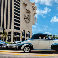Buy canvas prints of Art Deco Classic Cars by Roger Mechan