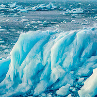 Buy canvas prints of Melting Glacier's Majestic Journey by Roger Mechan