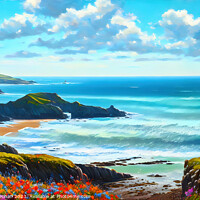 Buy canvas prints of Coastal Splendor by Roger Mechan