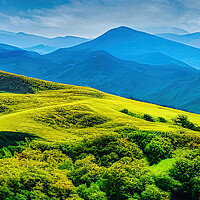 Buy canvas prints of Mountain Landscape by Roger Mechan