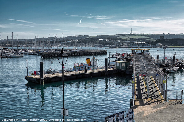Plymouth's Historic Barbican. Picture Board by Roger Mechan