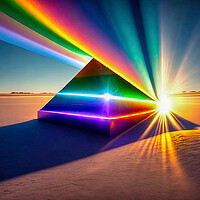 Buy canvas prints of Prism Refraction by Roger Mechan