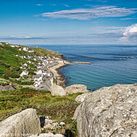 Buy canvas prints of Sennen Cove Cornwall by Roger Mechan