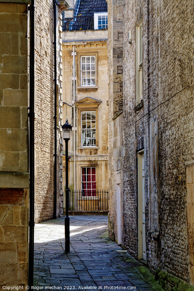 Back streets of Bath Somerset. Picture Board by Roger Mechan