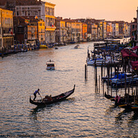 Buy canvas prints of Sunset in Venice by Adelaide Lin