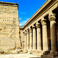 Buy canvas prints of Magnificent Philae Temple by Adelaide Lin