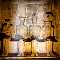 Buy canvas prints of The sanctuary inside the Temple of Ramesses II at  by Adelaide Lin