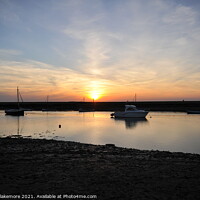 Buy canvas prints of Sunset at Burnham Overy by Lenny Blakemore
