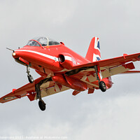 Buy canvas prints of Red Arrow  by Lenny Blakemore