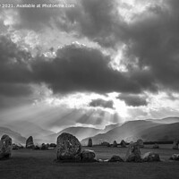 Buy canvas prints of Lake District Castlerigg Stone Circle by Helen Shaw