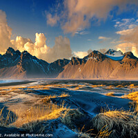 Buy canvas prints of Vestrahorn mountains in Stokksnes, Iceland. by Stan Lihai