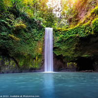 Buy canvas prints of Tibumana waterfall in Bali island by Stan Lihai