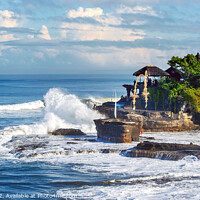 Buy canvas prints of Tanah Lot Temple in Bali Island Indonesia. by Stan Lihai