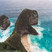 Buy canvas prints of Manta Bay on Nusa Penida Island by Stan Lihai