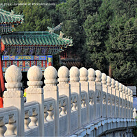Buy canvas prints of White stone bridge by Stan Lihai