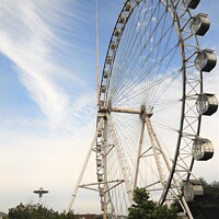 Buy canvas prints of Ferris wheel by Stan Lihai