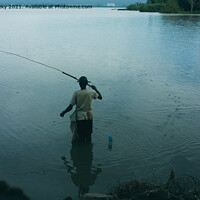 Buy canvas prints of Fisherman Lake Victoria by Mehmood Neky