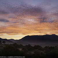 Buy canvas prints of Dramatic sunset Spain by Giles Rocholl