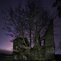 Buy canvas prints of Haunted spooky building  by Giles Rocholl