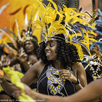 Buy canvas prints of Street carnival parade by Giles Rocholl