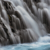 Buy canvas prints of Soft waterfall exposure Iceland by Giles Rocholl