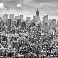 Buy canvas prints of Manhattan from Empire States New York by Giles Rocholl