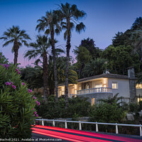 Buy canvas prints of Luxury villa South of France by Giles Rocholl