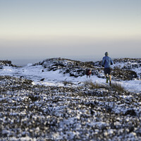 Buy canvas prints of Yorkshire moors winter by Giles Rocholl