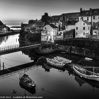 Buy canvas prints of Staithes fishing village Yorkshire by Giles Rocholl