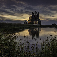 Buy canvas prints of Whitby Abbey Yorkshire by Giles Rocholl