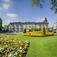 Buy canvas prints of Spring flowers Harrogate Yorkshire by Giles Rocholl
