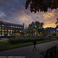Buy canvas prints of Leeds city Park Square by Giles Rocholl