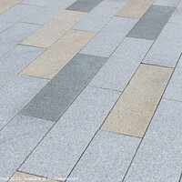 Buy canvas prints of Abstract art stone paving blocks by Giles Rocholl