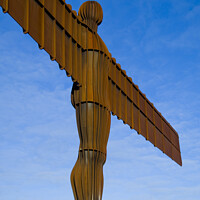 Buy canvas prints of Angel of the North and tourism by Giles Rocholl