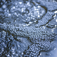 Buy canvas prints of Water abstract flowing close up by Giles Rocholl