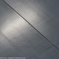 Buy canvas prints of Abstract industrial metal floor plates by Giles Rocholl
