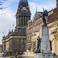 Buy canvas prints of Leeds Town Hall Yorkshire by Giles Rocholl
