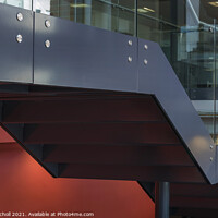 Buy canvas prints of Modern stair case buildings by Giles Rocholl