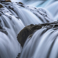Buy canvas prints of Waterfalls Bruarfoss Iceland  by Giles Rocholl