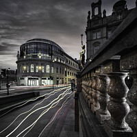 Buy canvas prints of Majestic Leeds City Square Yorkshire by Giles Rocholl