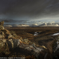 Buy canvas prints of Trollaskagi mountains Iceland by Giles Rocholl